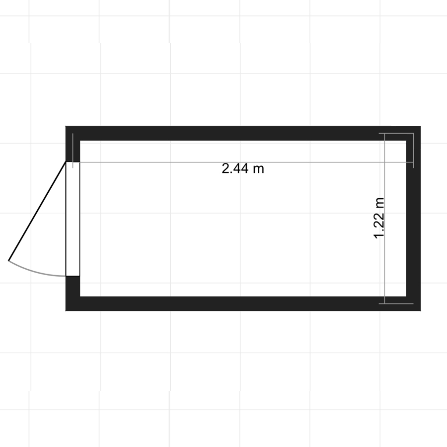 3,0 m2 depotrum i Odder - Størrelse S